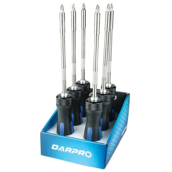 Darpro 12" 81035 High Torque Ratcheting Screwdriver - Image 2