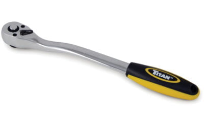 Titan 12045 3/8 in. Drive Quick-Release Offset Extra-Long Ratchet