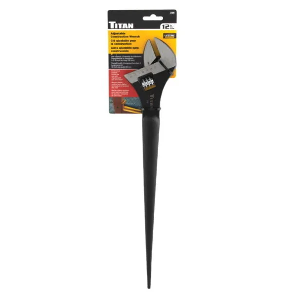 Titan 216 12 in. Adjustable Construction Wrench - Image 2