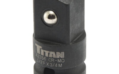 Titan 42356 1/2 po. x 3/4 po. Adaptateur grandissant à chocs